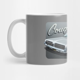 1967 Mercury Cougar in sheffield silver Mug